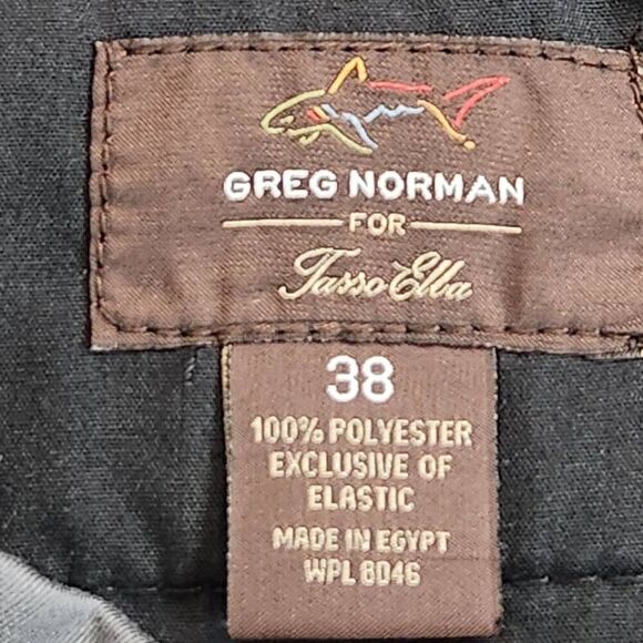 Greg Norman for Tasso Elba Medium Gray Golf Cargo Shorts Size 38 Waist (4691) - Picture 4 of 5